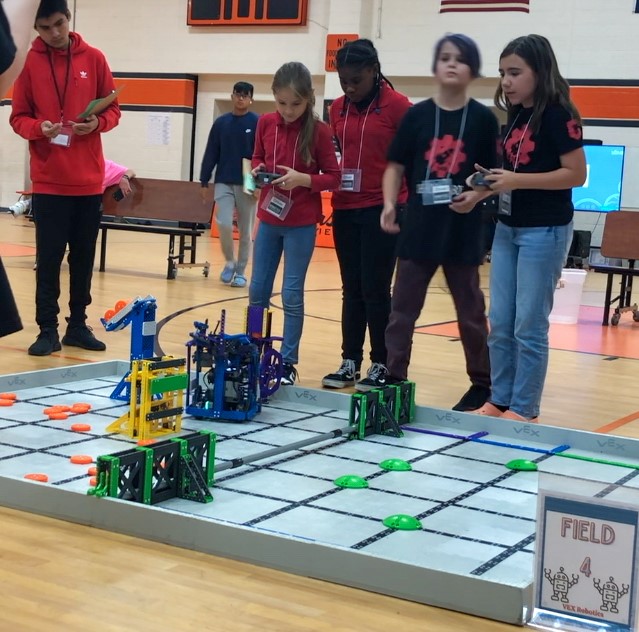  GISD Rockabots compete in their first competition of the year 